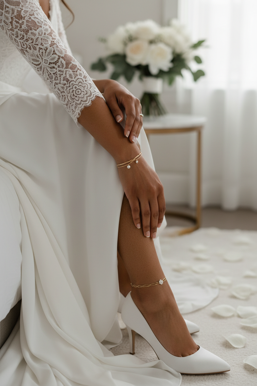 Bridal permanent jewelry
