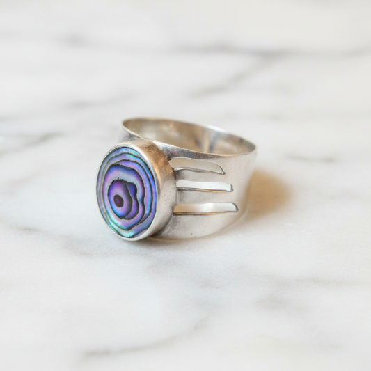 Concentric Circle Ring - Detail View